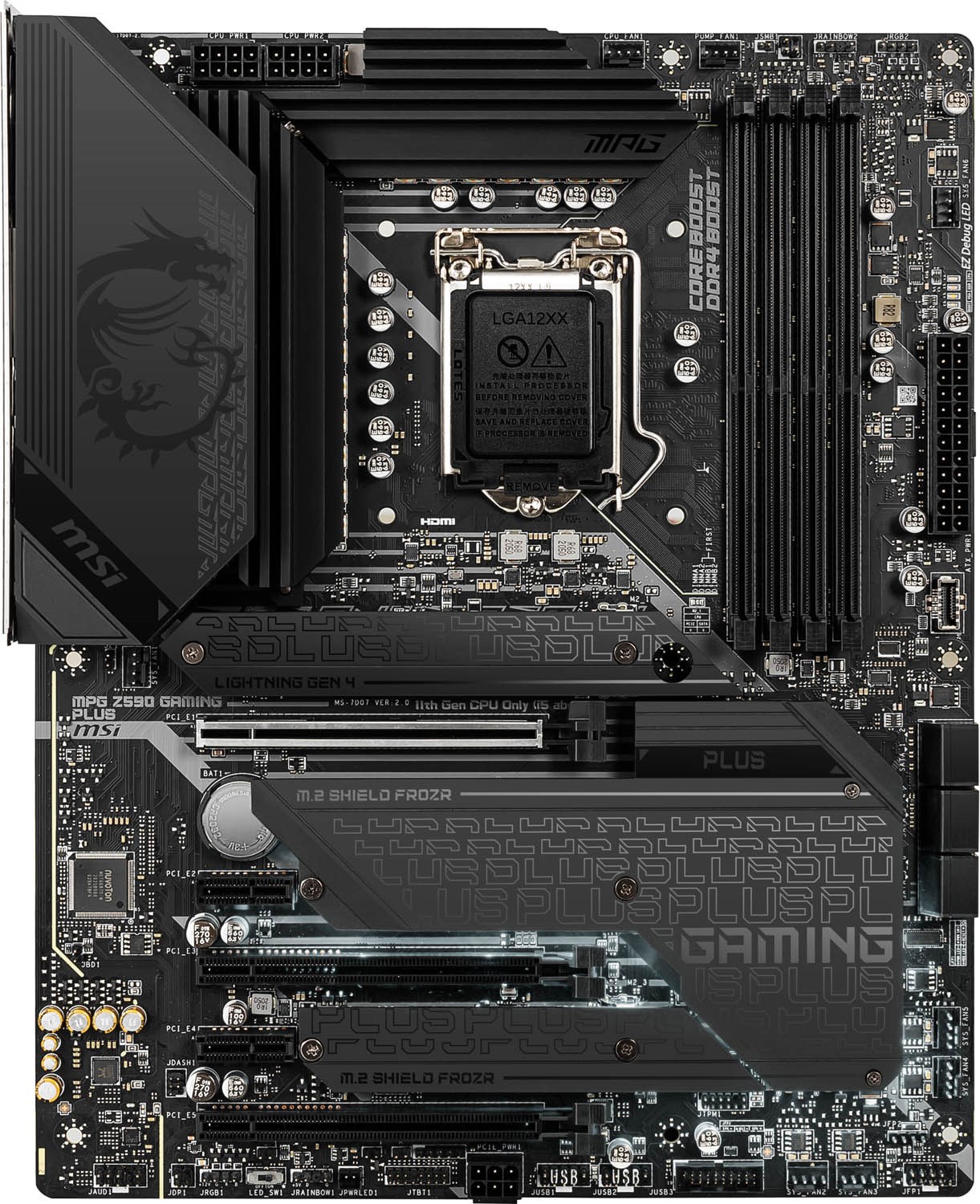 MSI MPG Z590 GAMING PLUS Intel Motherboard